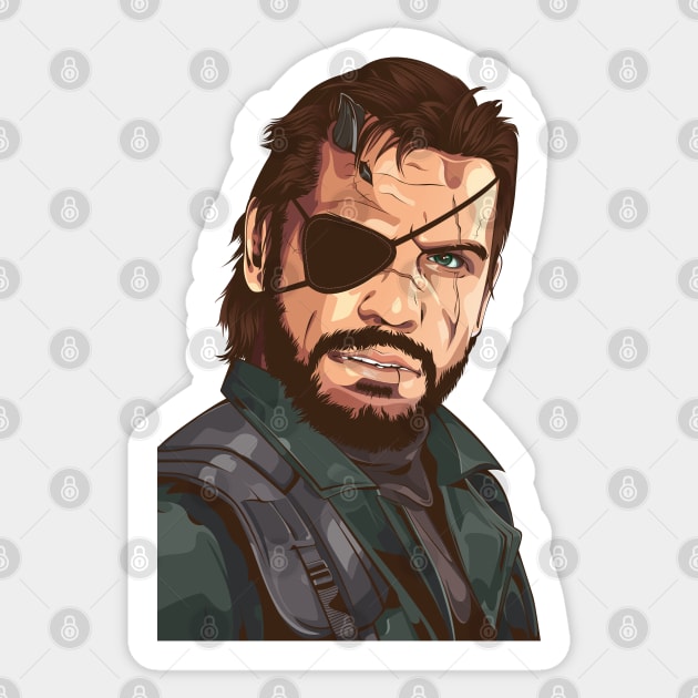 Big Boss MGS V Sticker by RSN